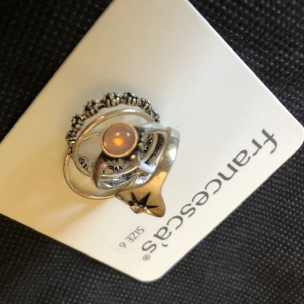 Francesca's Stacking Ring Set - Picture 3 of 8